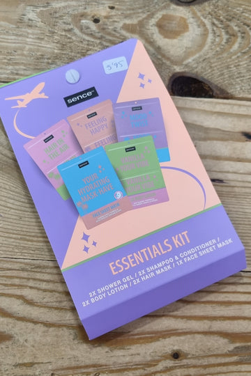 Essentials kit para viajes