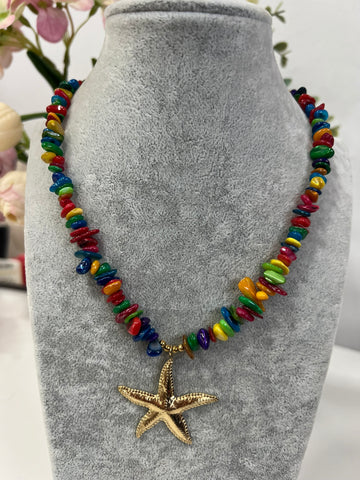 Collar Estrellita Piedra