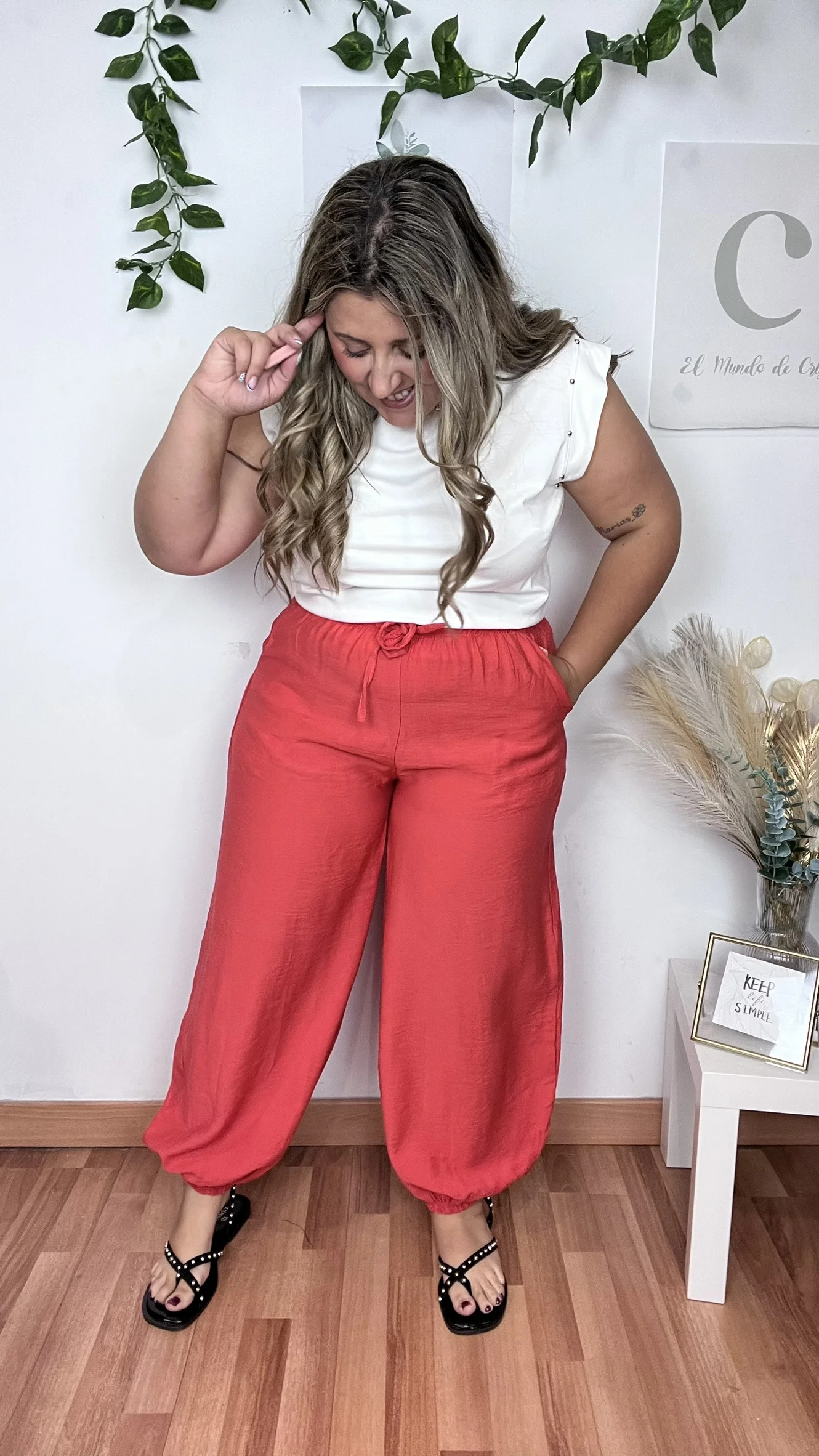 Pantalon Denia Coral