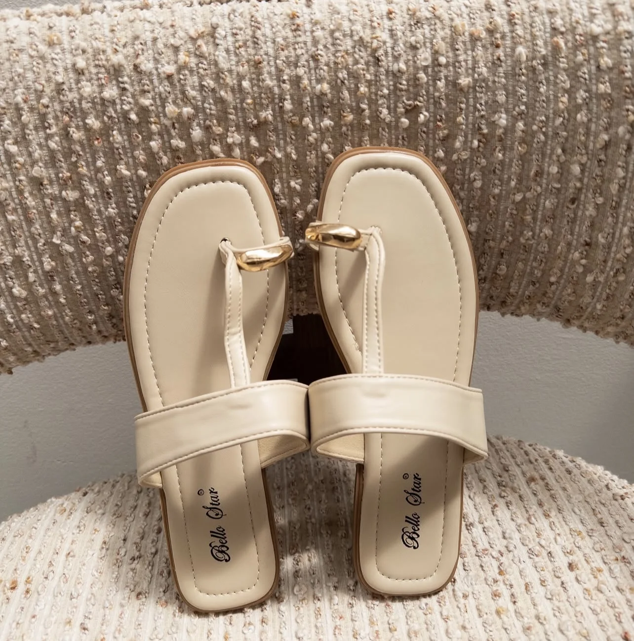 Sandalia Romina Beige