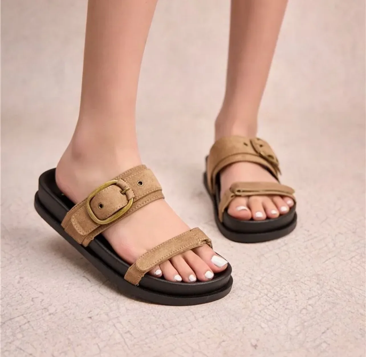 Sandalia Egipto Taupe