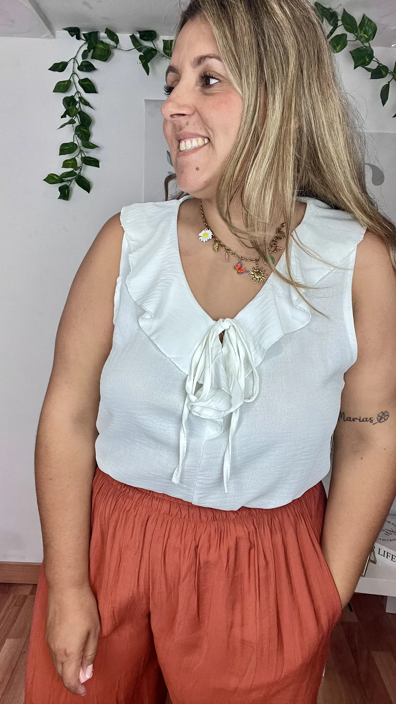 Camisa Volantona