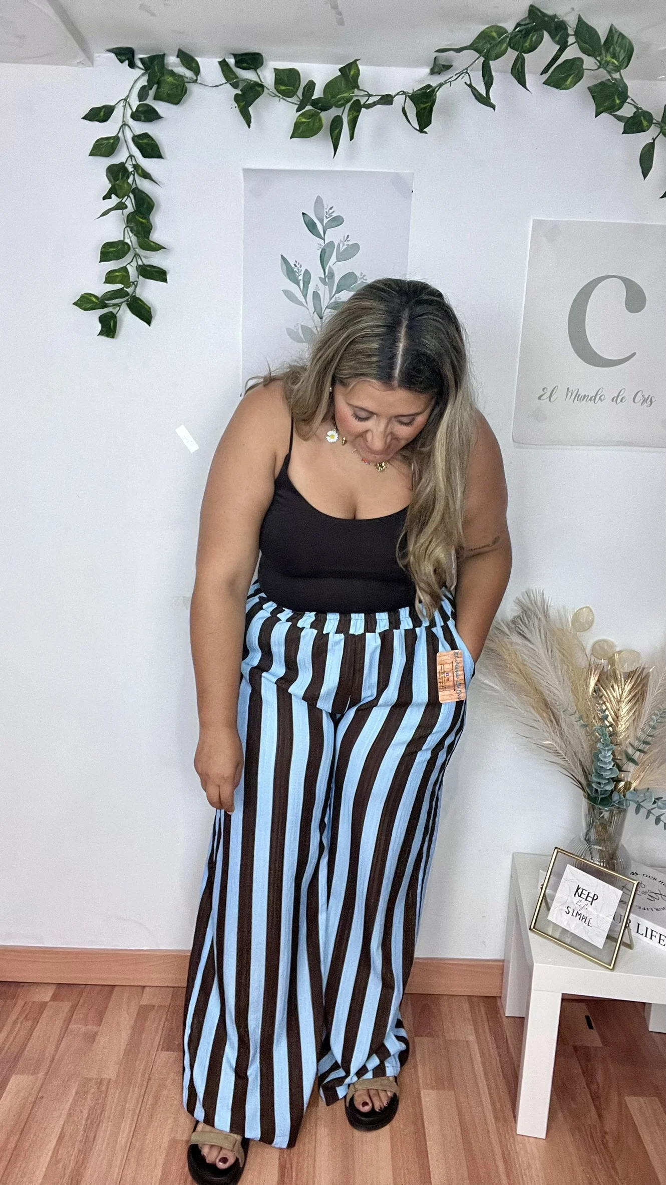 Pantalon Maya Celeste