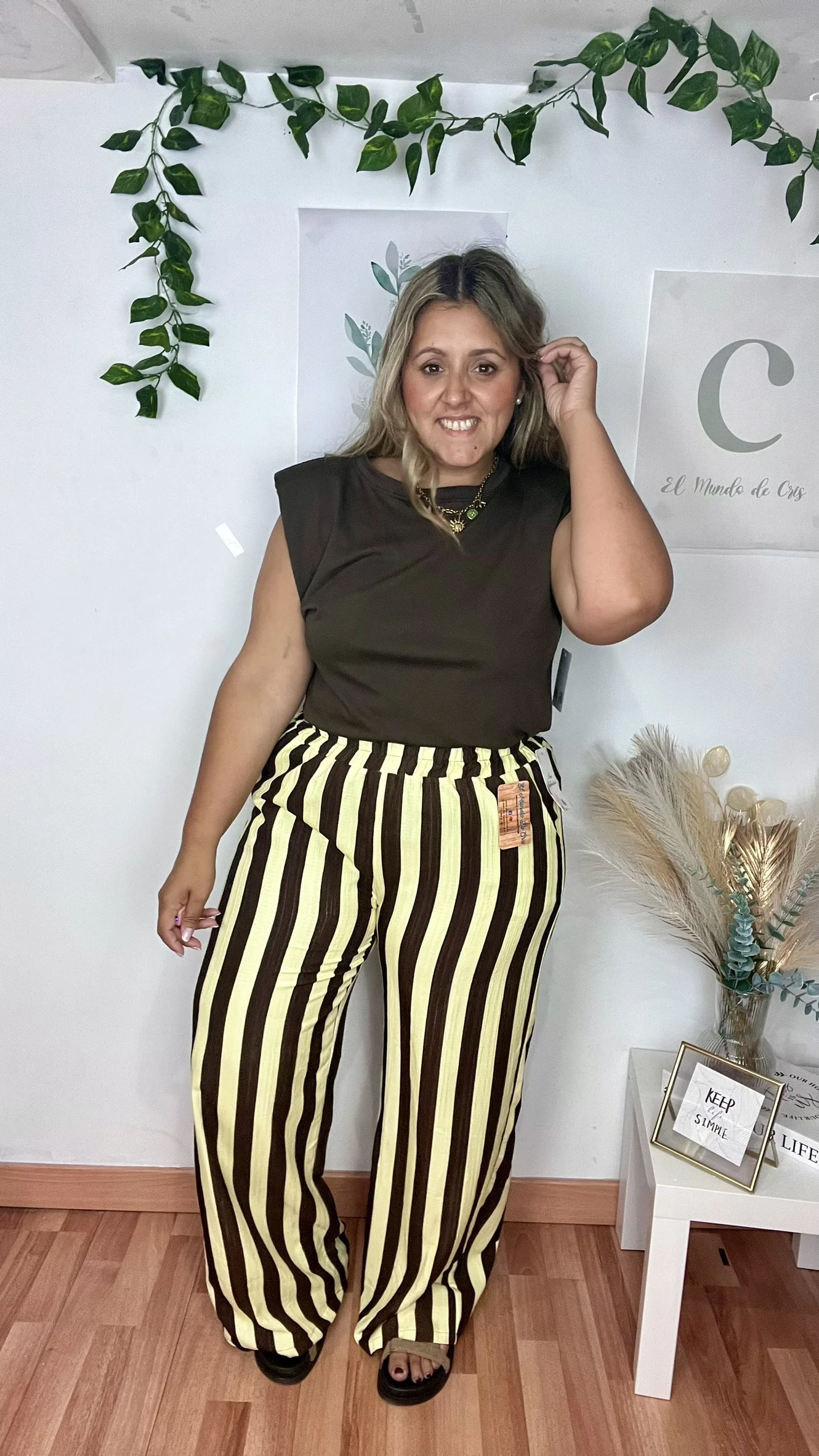 Pantalon Maya Amarillo