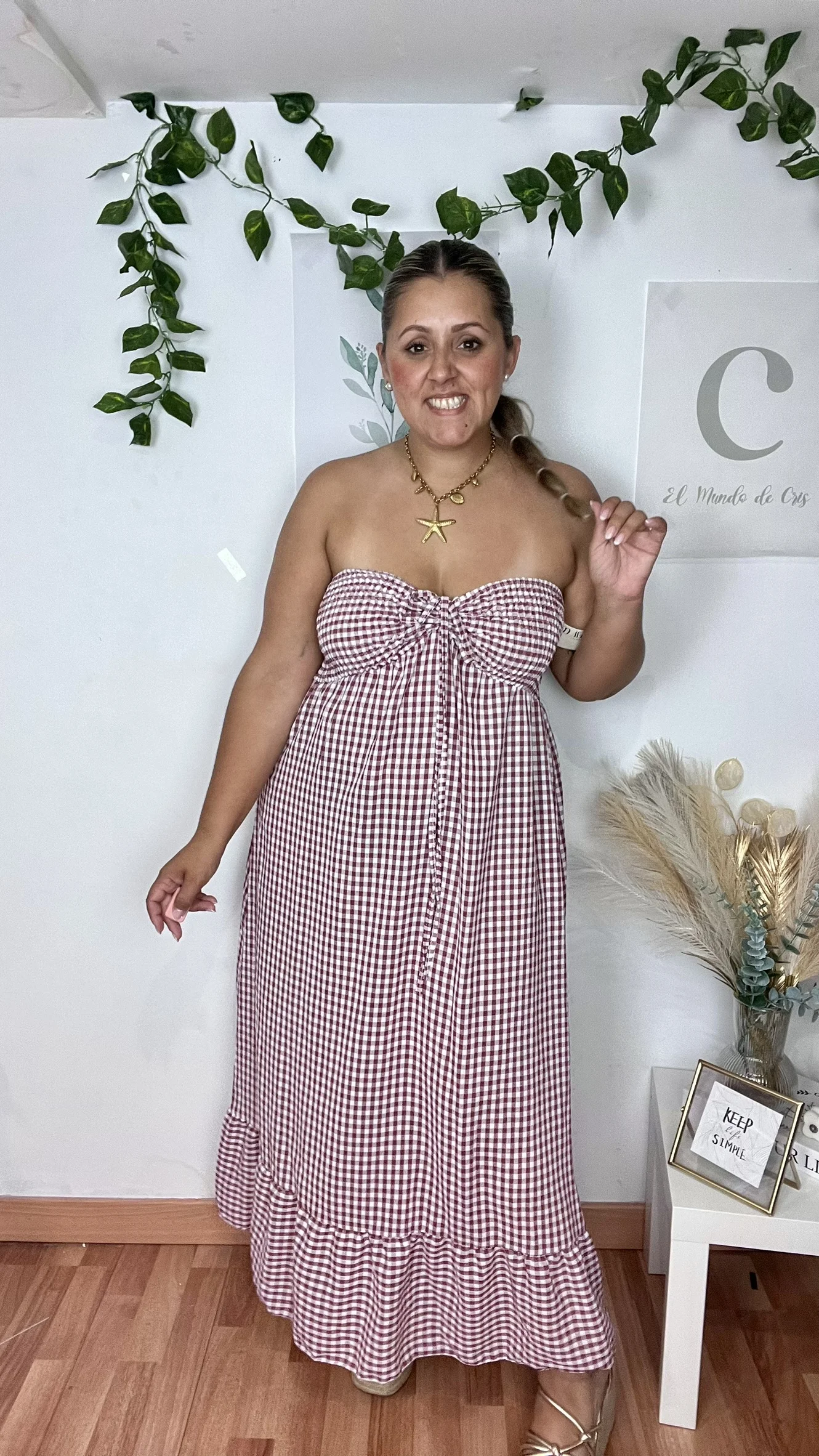Vestido Vichy