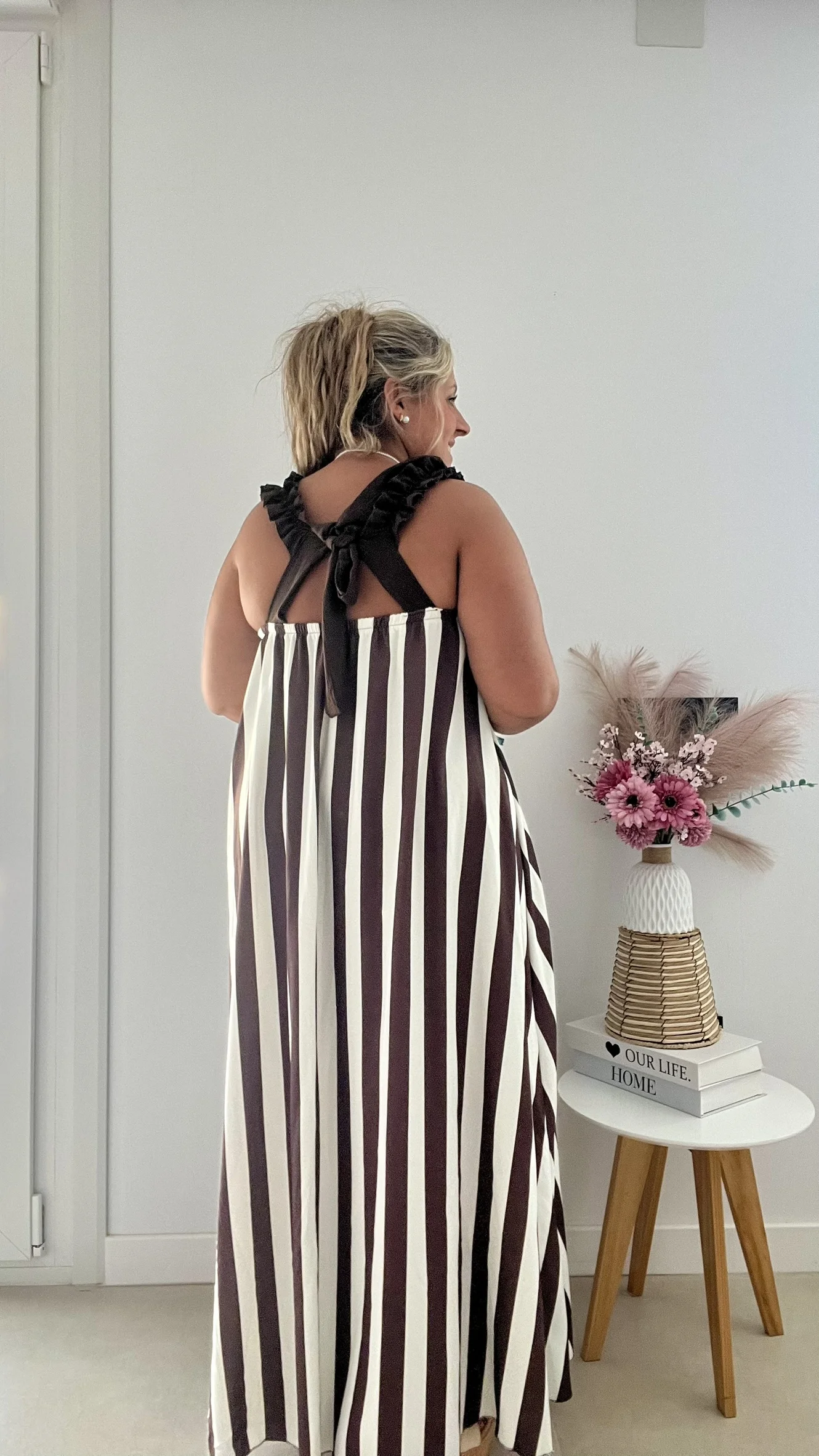 Vestido Alis Marron