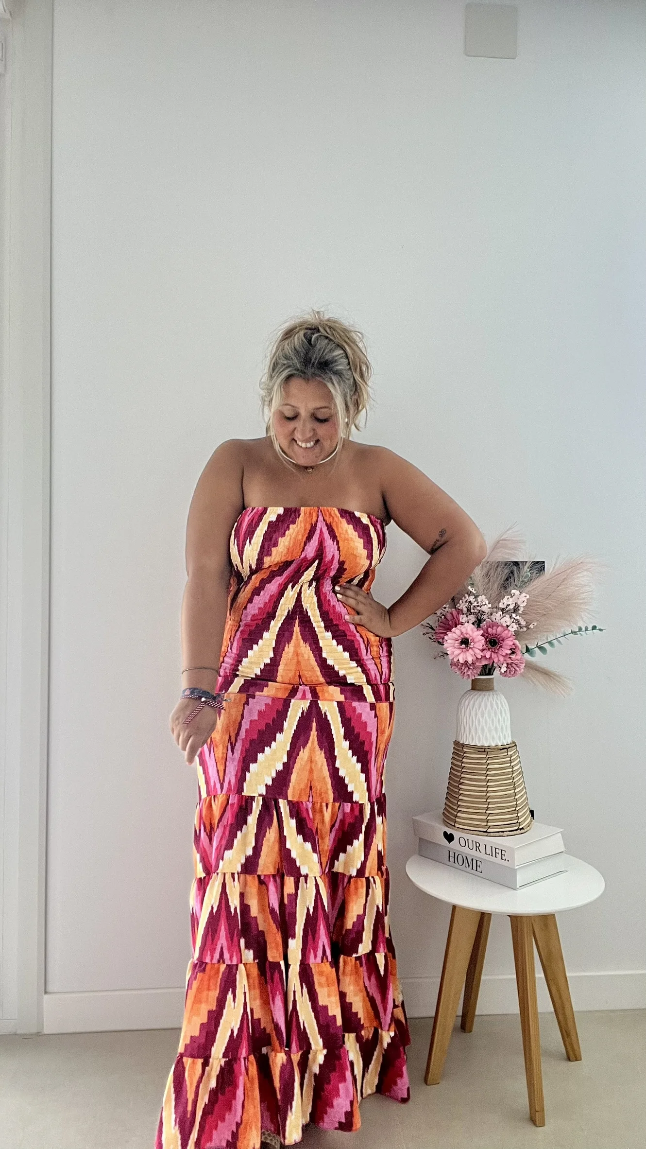 Vestido Carla Naranja