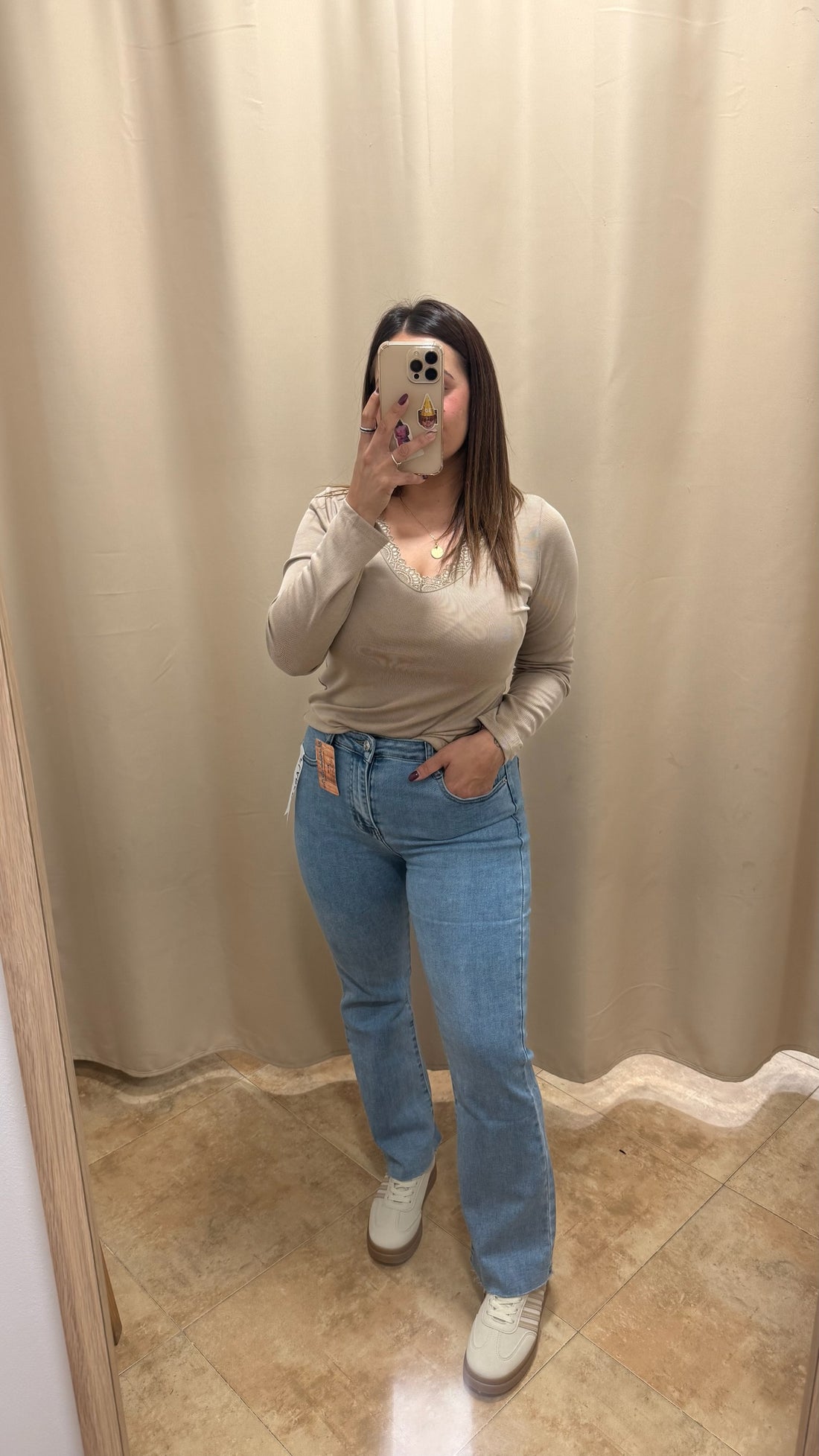 Pantalón Flared Claro