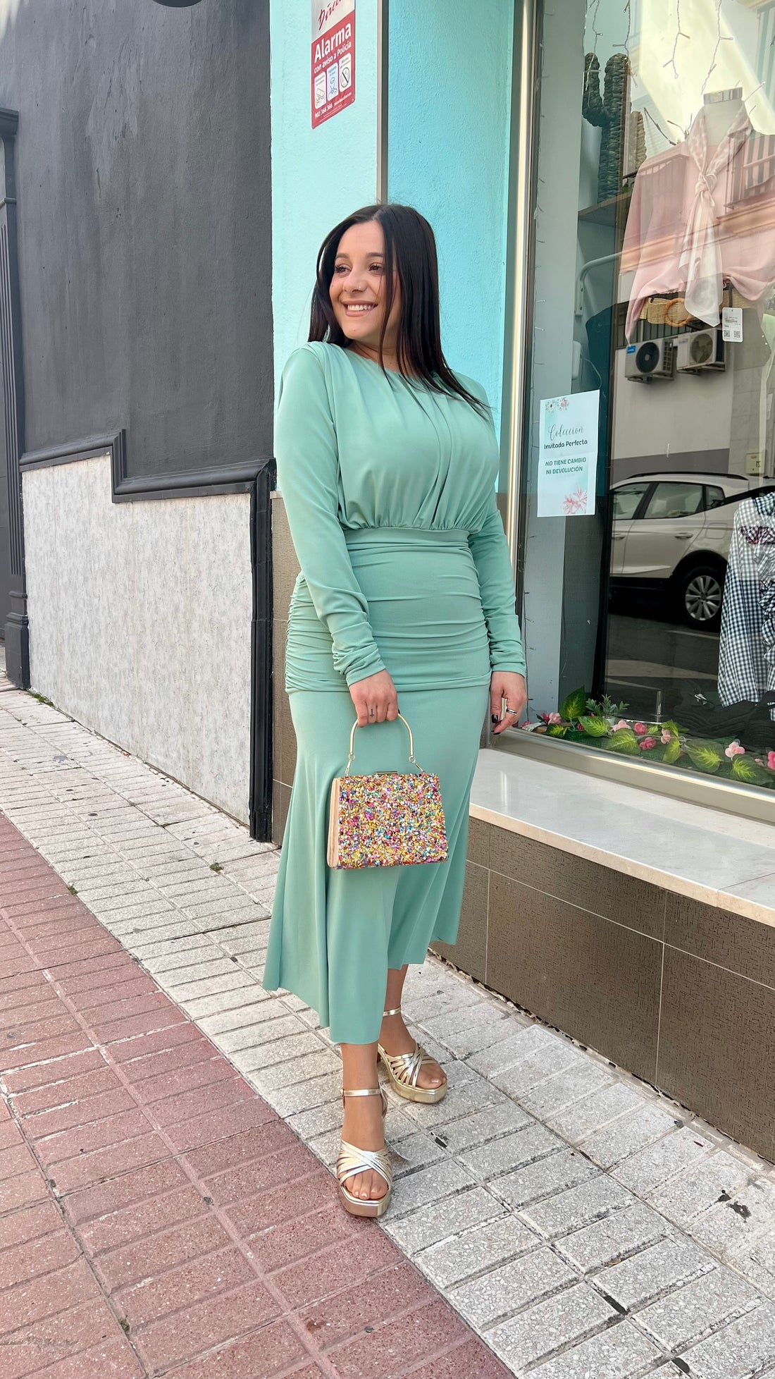 Vestido Esmeralda Verde