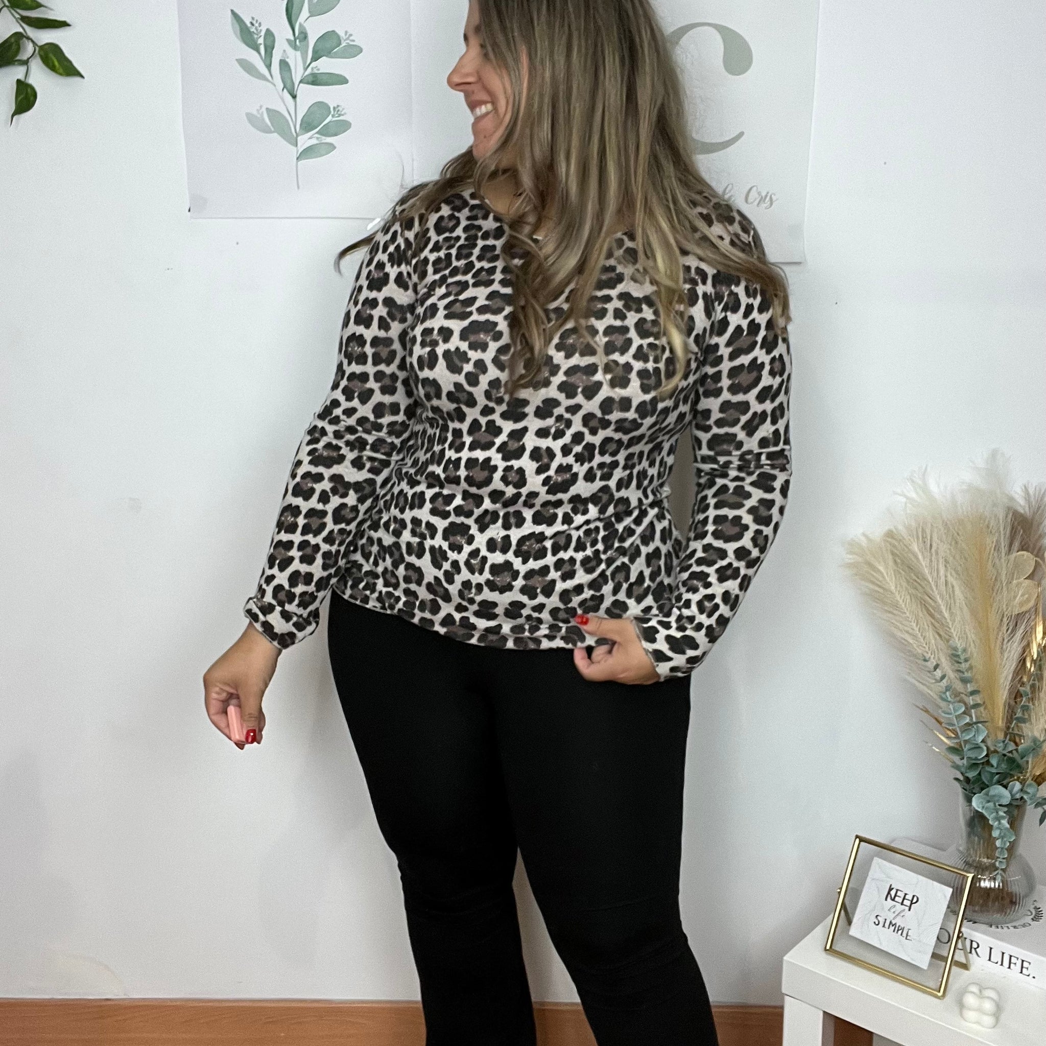 Camiseta Leopardina