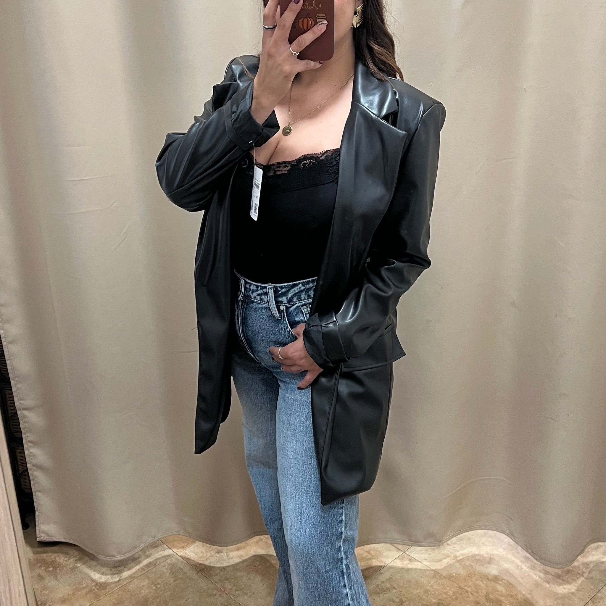 Blazer Polipiel Oversize