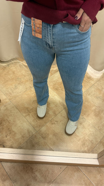 Pantalón Flared Claro