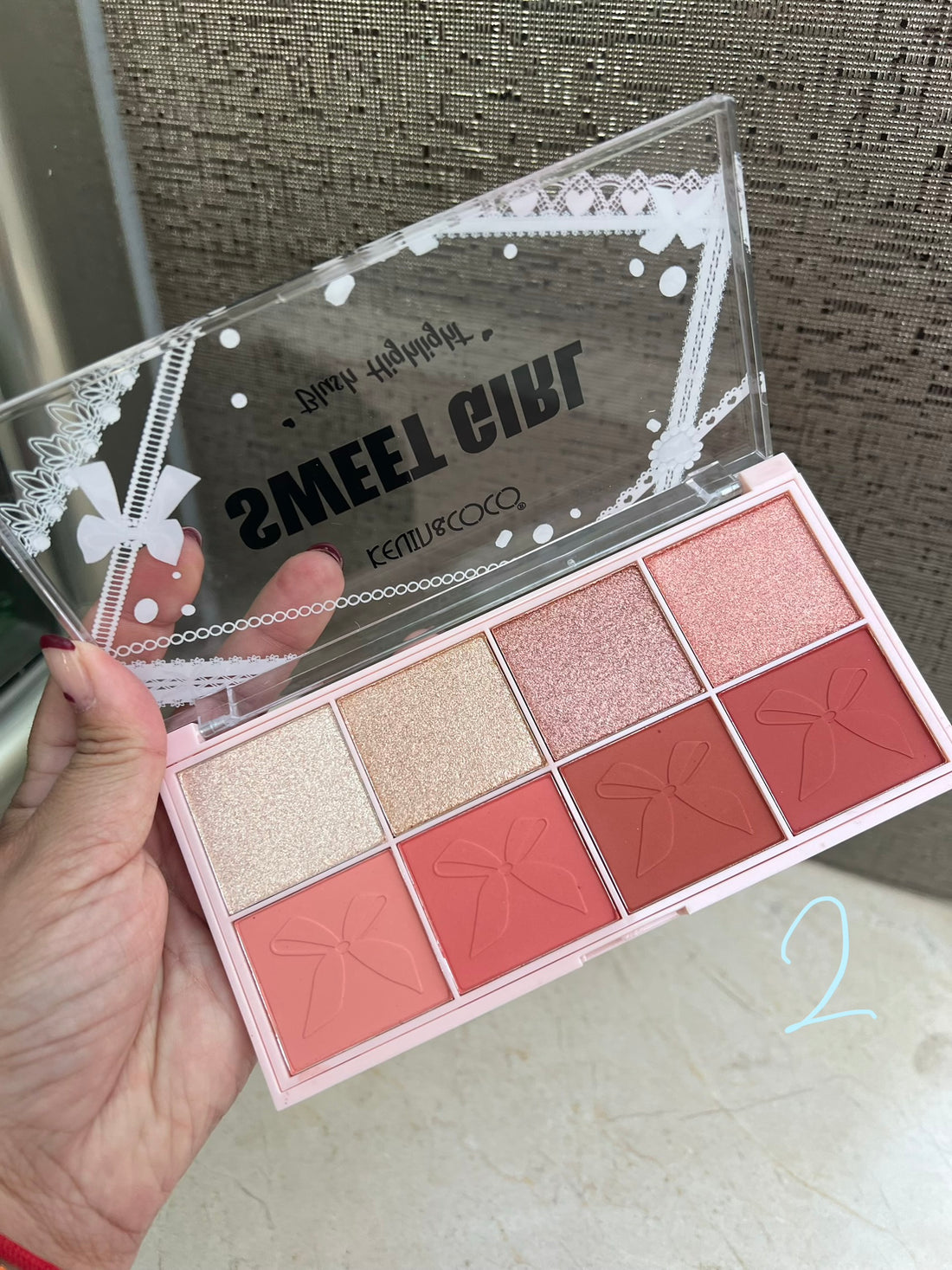 Paleta Colorete e iluminador