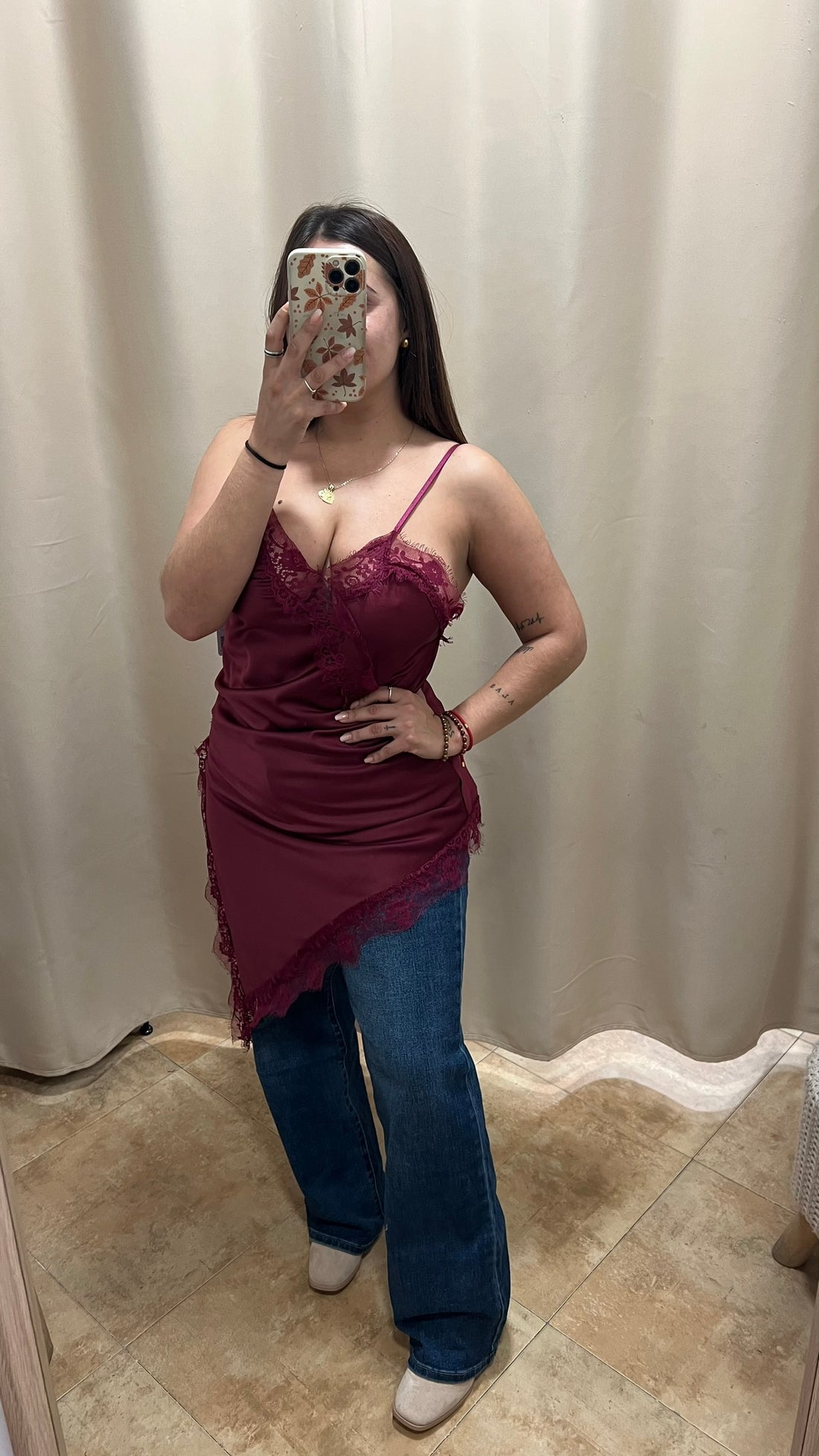 Lencera Larga Asimétrica