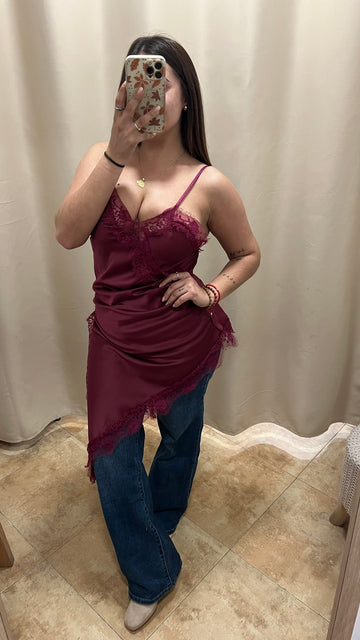 Lencera Larga Asimétrica