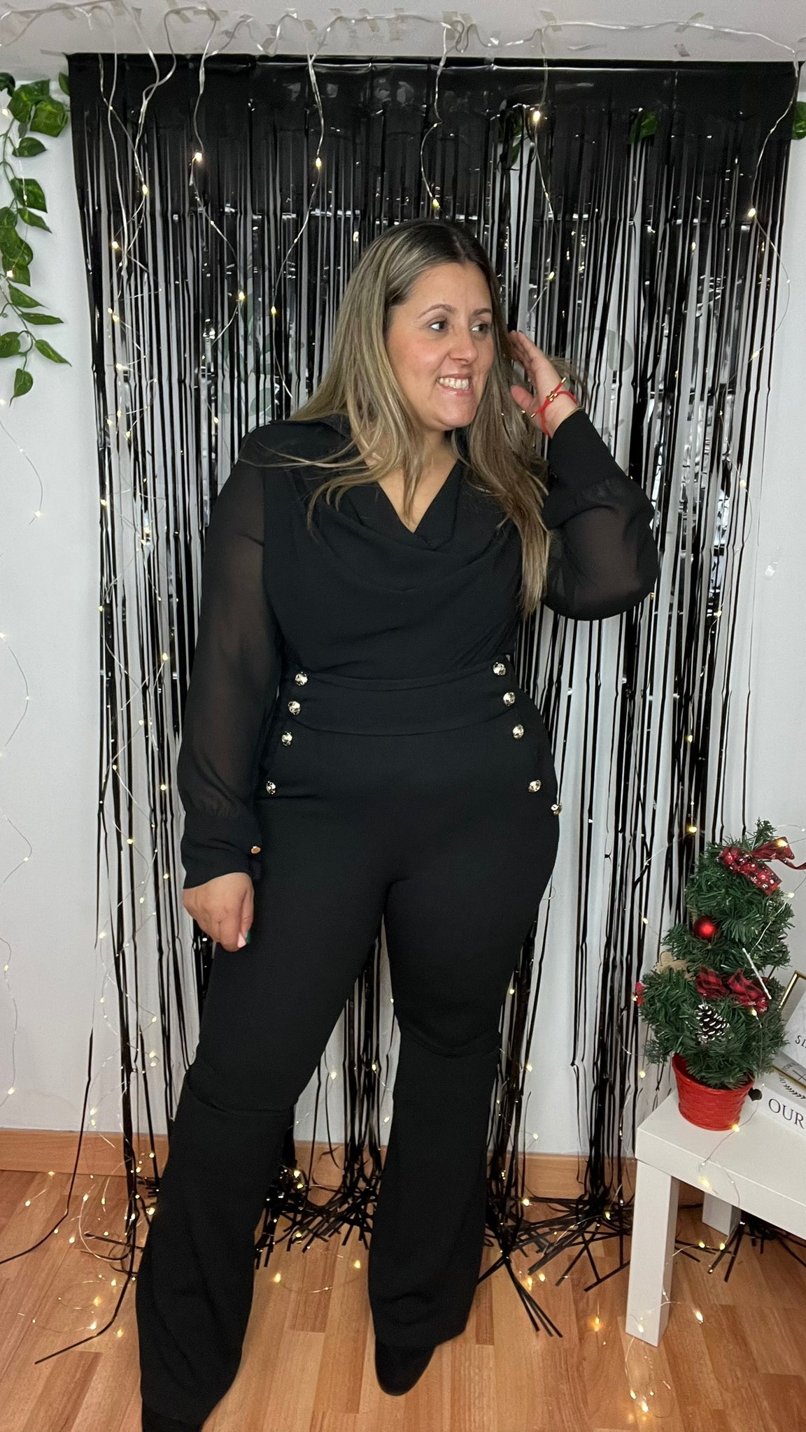 Pantalon Camelia Negro