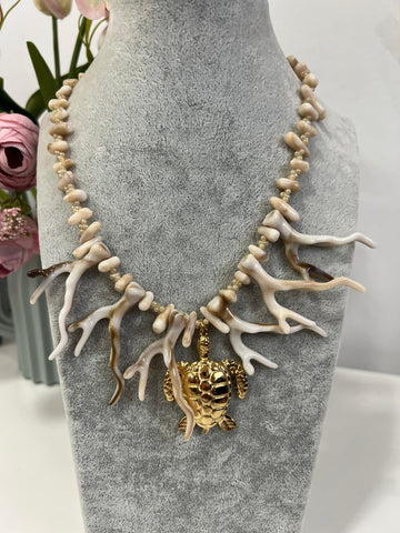 Collar Tortuga Coral