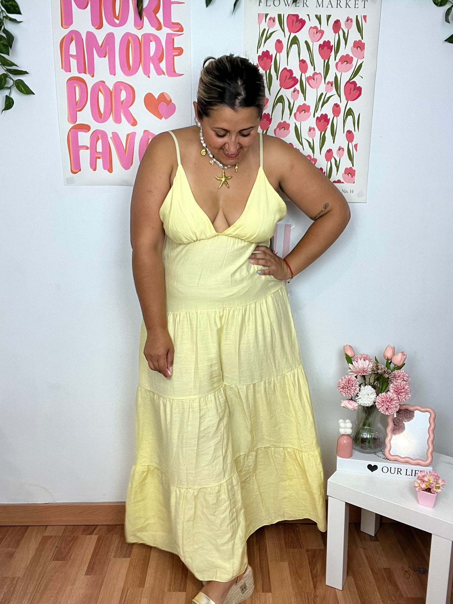 Vestido Anacris Amarillo