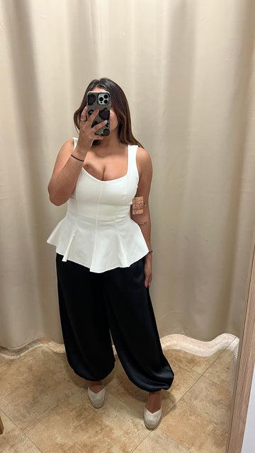 Pantalon Satinado Black